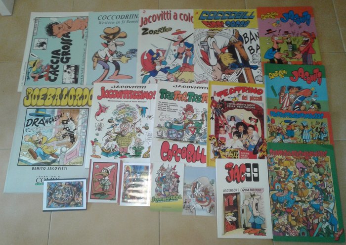 Jacovitti - 18x volumi e curiosità su Jac - 1 Comic collection