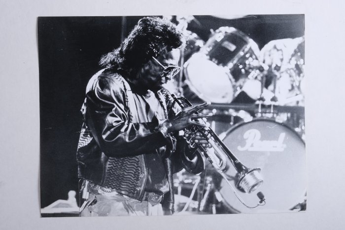 Photo de Miles Davis (Black  White silver print)