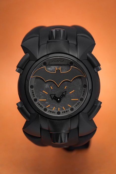 GaGà Milano - 8000BT03K000000 - Mænd - Vendbart ur Batman Limited Edition af 30 Orange - Splinterny