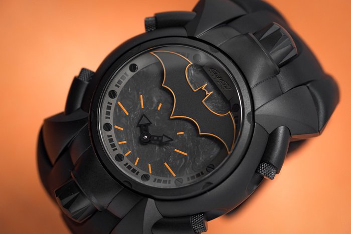 GaGà Milano - 8000BT03K000000 - Mænd - Vendbart ur Batman Limited Edition af 30 Orange - Splinterny