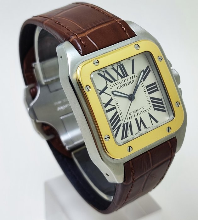 Cartier - Santos 100 Large - W20072X7 - Mænd - 2011-nu