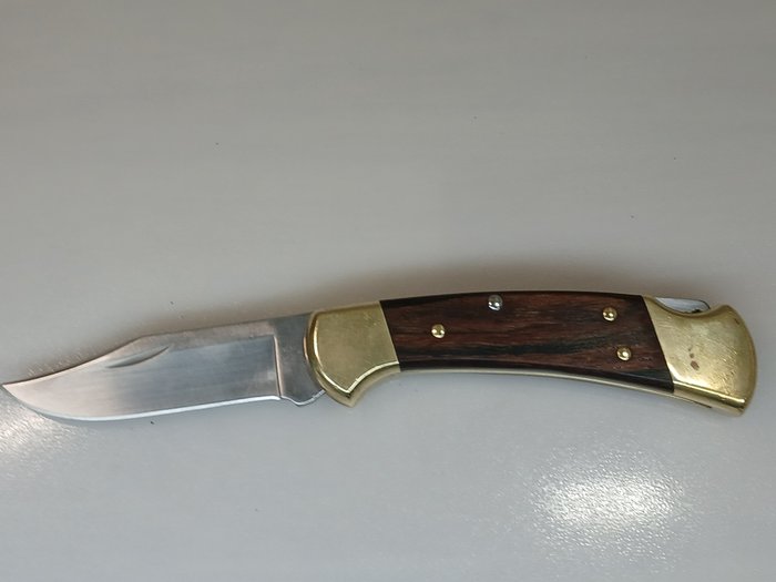 Buck - Buck - Bordkniv - 112C - Forgyldt messing - Bukkekniv USA 1960