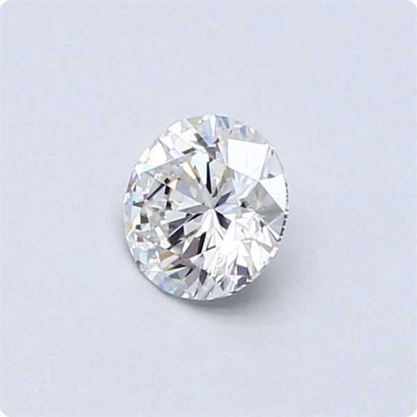 1 pcs Diamant  (Natur)  - 0.39 ct - Rund - D (farveløs) - VVS2 - Gemological Institute of America (GIA)