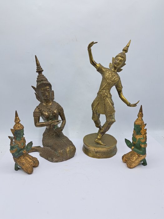 Tempeldanser/Muzikant/Wachter - Statue - Thailand