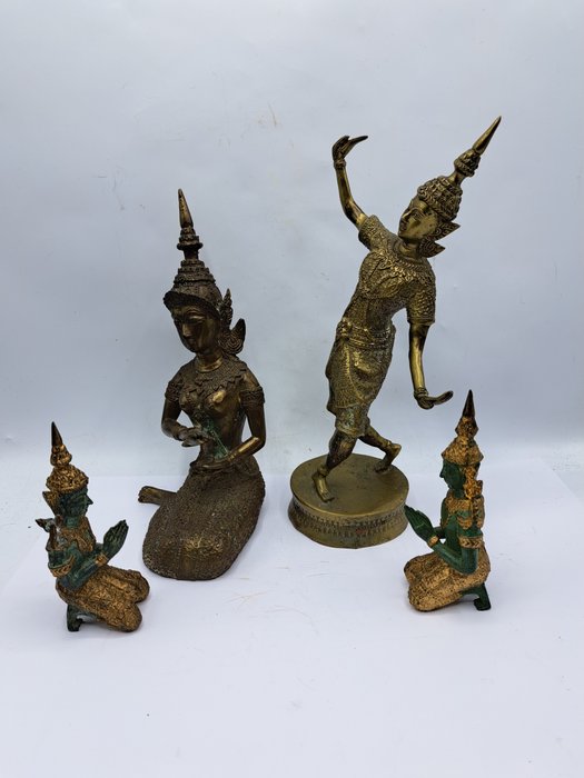 Tempeldanser/Muzikant/Wachter - Statue - Thailand