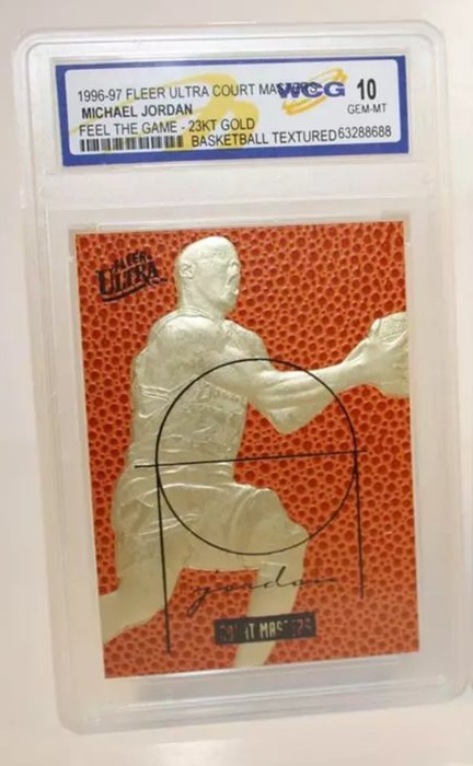 1996/97 Fleer Ultra Court Master - Feel the Game Michael Jordan Limited édition WCG 10 Graded card