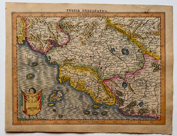 Italien - Toscana; G. Mercator/J. Hondius/J. Cloppenburgh - Tuscia - 1621-1650