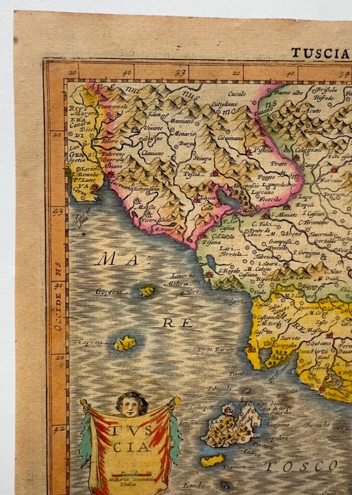 Italien - Toscana; G. Mercator/J. Hondius/J. Cloppenburgh - Tuscia - 1621-1650