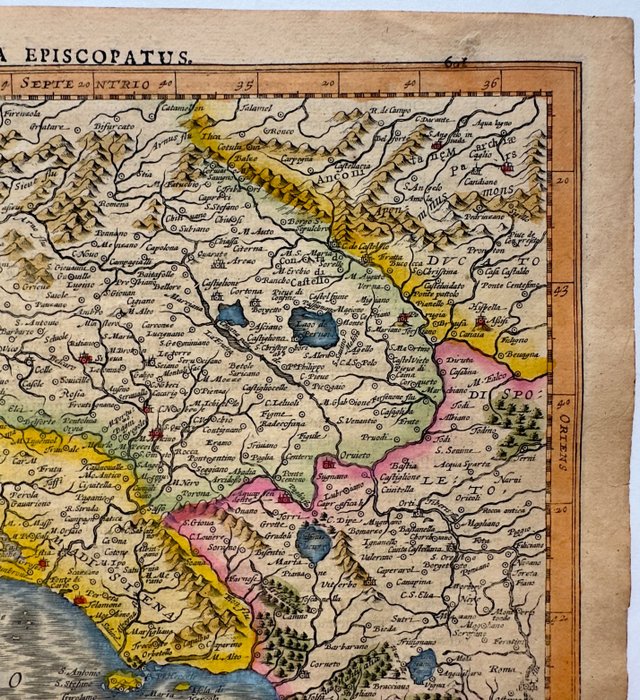 Italien - Toscana; G. Mercator/J. Hondius/J. Cloppenburgh - Tuscia - 1621-1650