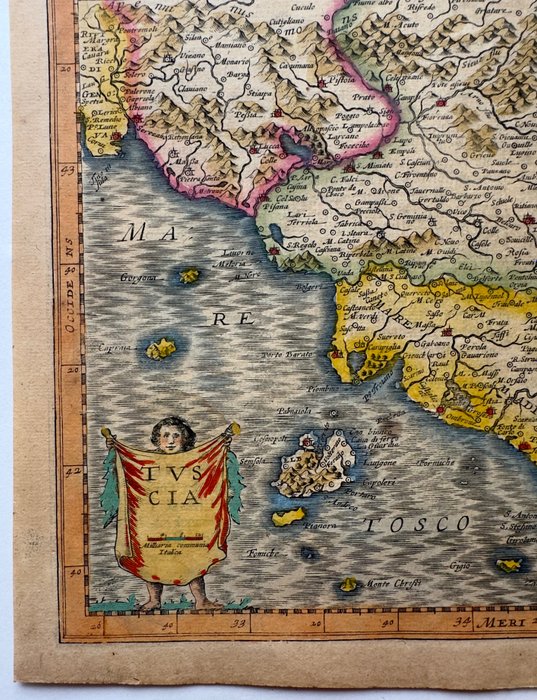 Italien - Toscana; G. Mercator/J. Hondius/J. Cloppenburgh - Tuscia - 1621-1650