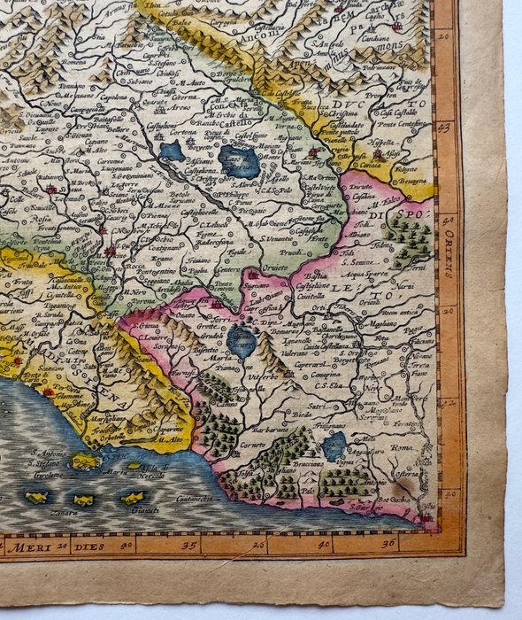 Italien - Toscana; G. Mercator/J. Hondius/J. Cloppenburgh - Tuscia - 1621-1650