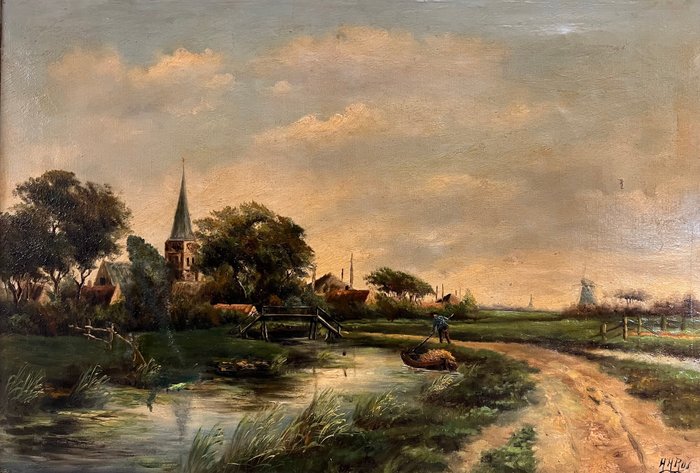 H.H. Ros (1870-1954) - The Dutch Landscape