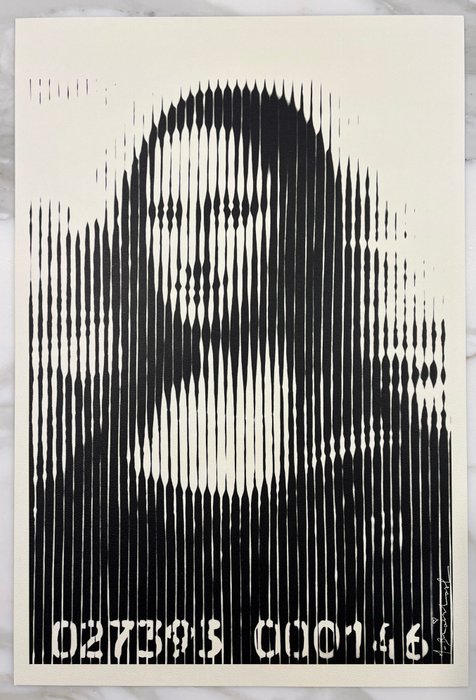 Mr Brainwash (1966) - LINE MONA LISA (Leonardo Da Vinci brainwashed) - Exclusive for LA Beverly Hills Museum