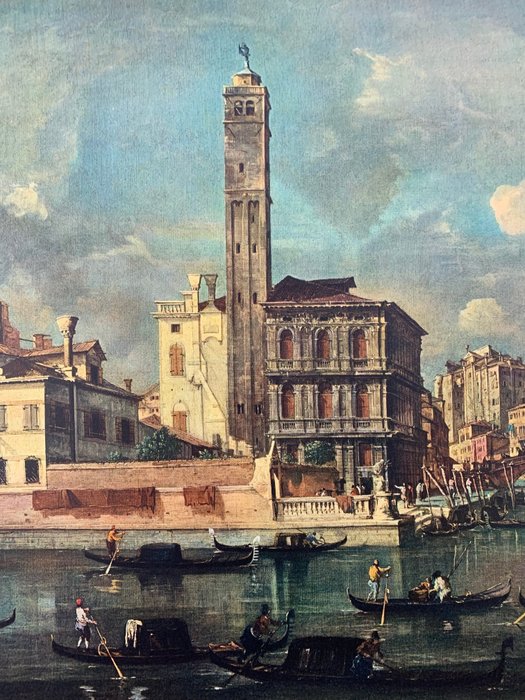 Francesco Guardi (after) - Canal Grande mit San Geremia, 1760 - Venice Venedig - Collotype - 66,5 x 105 cm