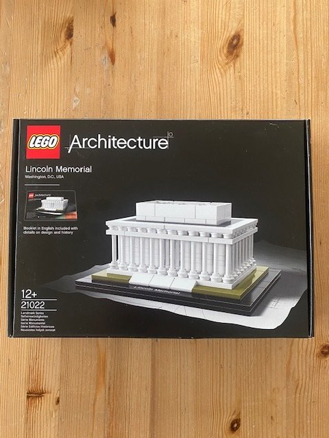 Lego - Architecture - 21022 - Lego Architecture Lincoln Memorial - 2010-2020 - Danmark