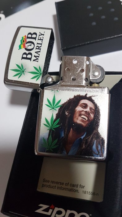 Zippo - Original Zippo Rarität Bob Marley die Legende - Lighter - Chrome