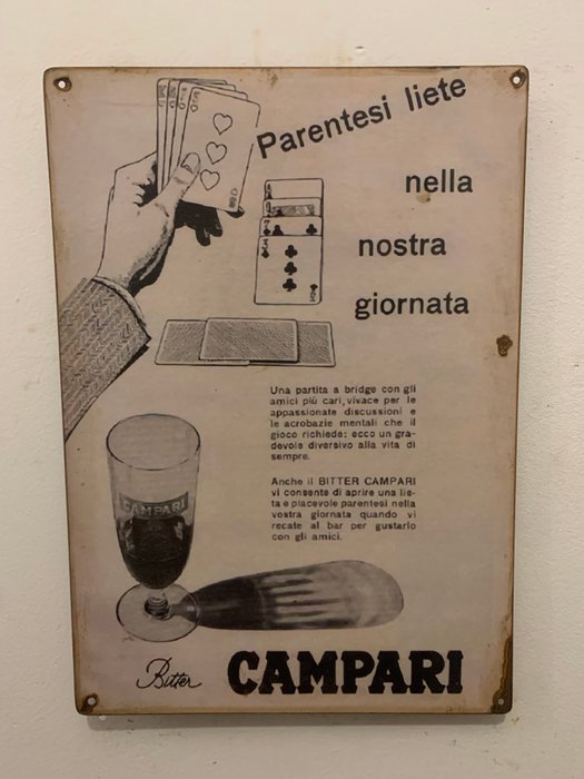 campari - Reklameplakat - Jern