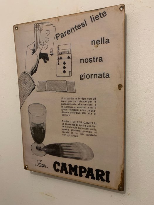 campari - Reklameplakat - Jern