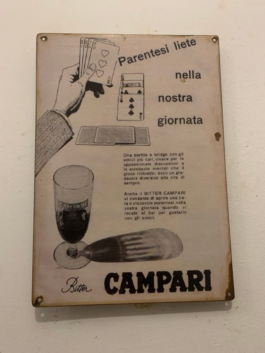 campari - Reklameplakat - Jern