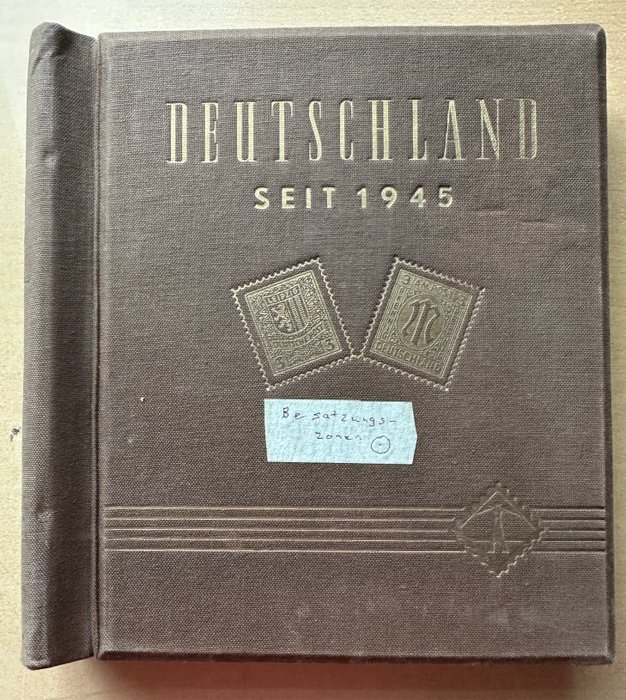 De allieredes besættelse - Tyskland (amerikansk og britisk zone) 1945/1949 - fransk zone og tysk post i en klemme