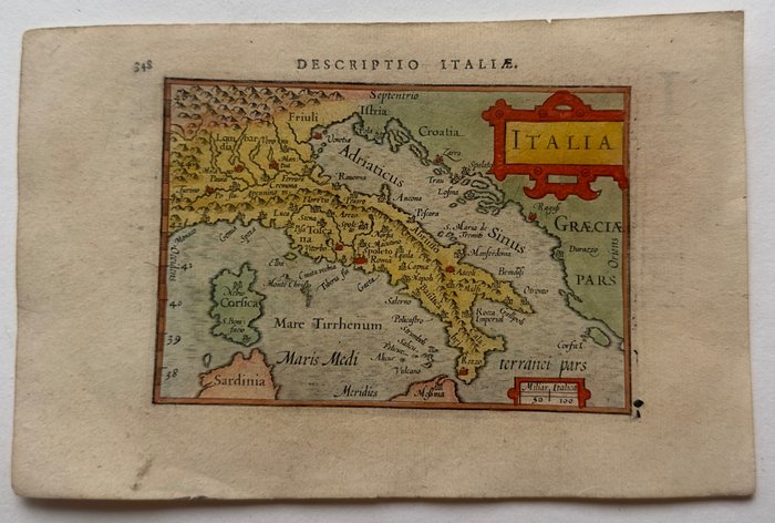 Italien - Italien; P. Bertius - Italia - 1601-1620