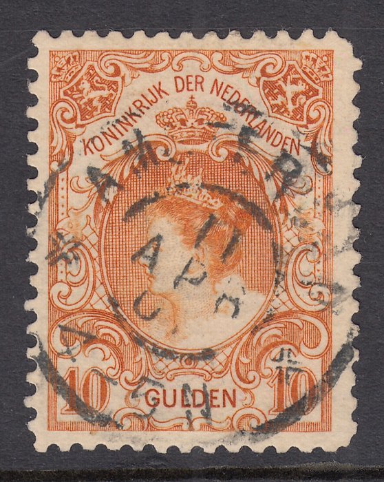 Holland 1905 - Dronning Wilhelmina 'Pelskrave' - NVPH 80