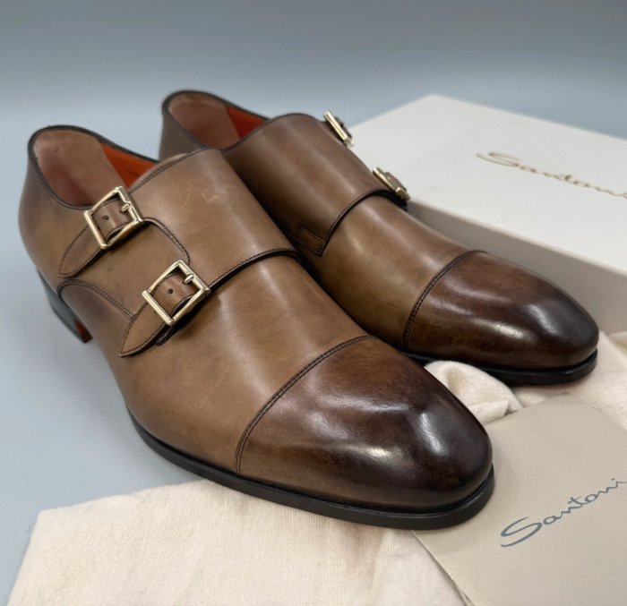 Santoni UK10 - No reserve price - Snøresko - Størelse: 44 (EU/IT) / 10 (UK) / 11 (US) - Ny og i æsken