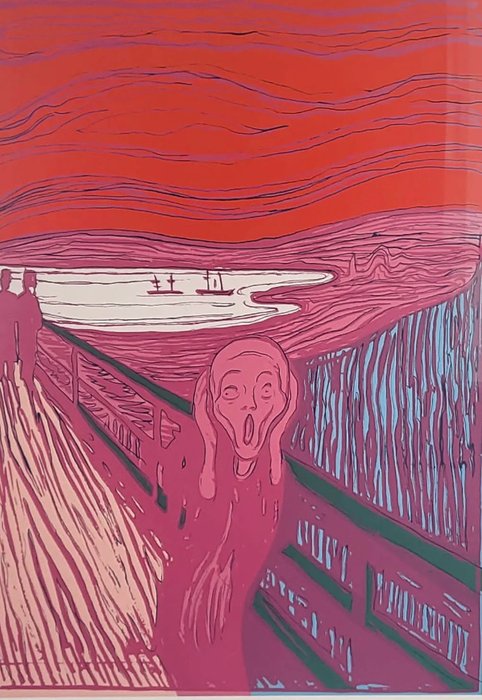 Andy Warhol (1928-1987) - The Scream (Pink)