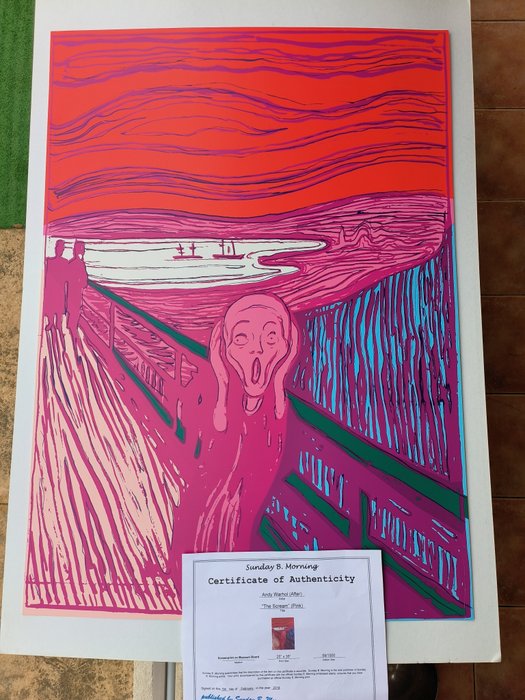 Andy Warhol (1928-1987) - The Scream (Pink)