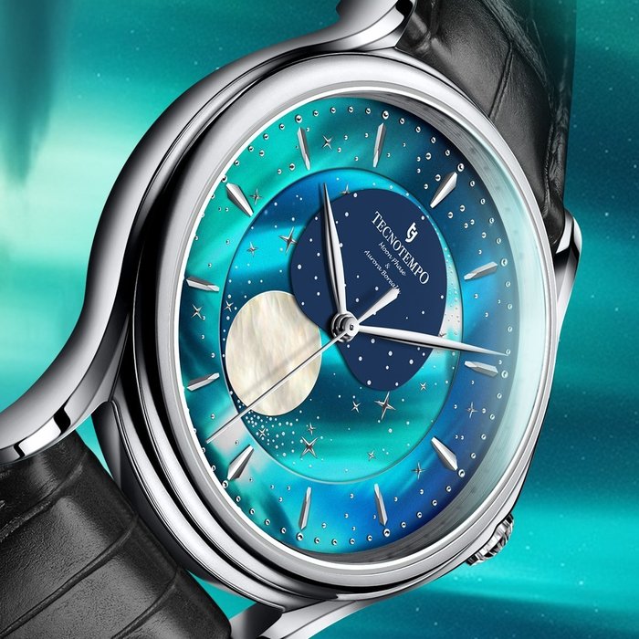 Tecnotempo - "Moon Phase  Aurora Borealis" Special Edition - TT.50MP.ARB - Mænd - 2011-nu