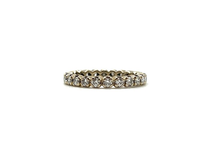 Ring - 18 kraat Hvidguld -  0.48ct. tw. Diamant (Natur)