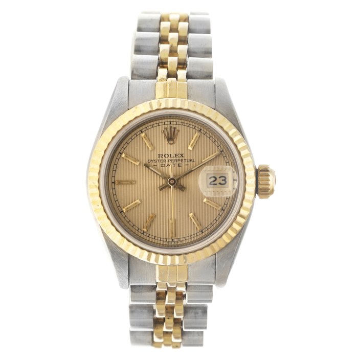 Rolex - Oyster Perpetual Date Lady - Ingen mindstepris - 69173 - Kvinder - 1980-1989