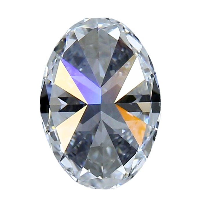 1 pcs Diamant  (Natur)  - 1.51 ct - Oval - D (farveløs) - VVS1 - Gemological Institute of America (GIA)