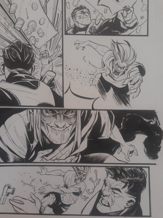 Itri Marco - 5 Original page - Punisher  Power Rangers Avengers  Frozen - test page - 2019