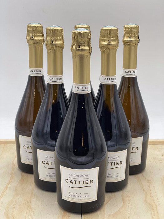 Cattier, Brut - Champagne Premier Cru - 6 Flasker (0,75 L)