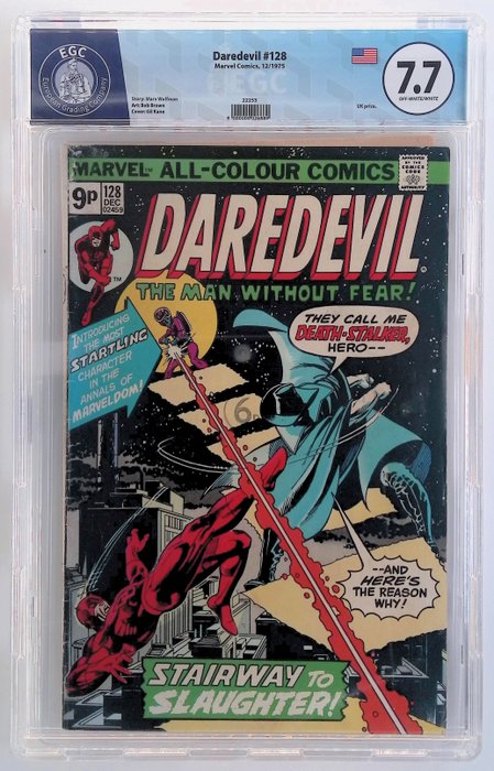 Daredevil #125 128 - EGC graded 60 77 - 2 Graded comic - 1975