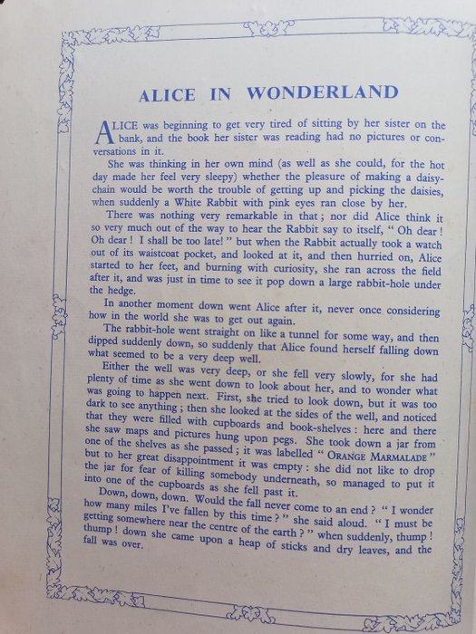 Lewis Carroll/Not Stated - Alice in Wonderland - 1940