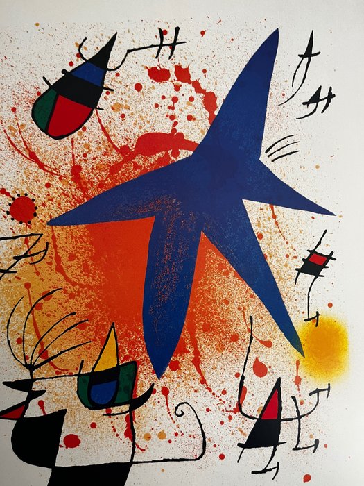 Joan Miro (1893-1983) - L'étoile bleue