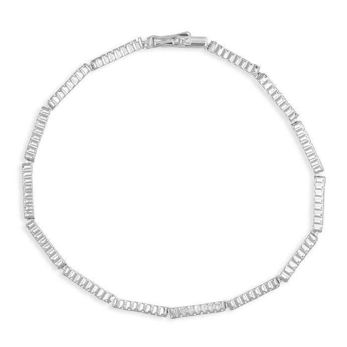 Armbånd - 18 kraat Hvidguld -  1.12ct. tw. Diamant (Natur)