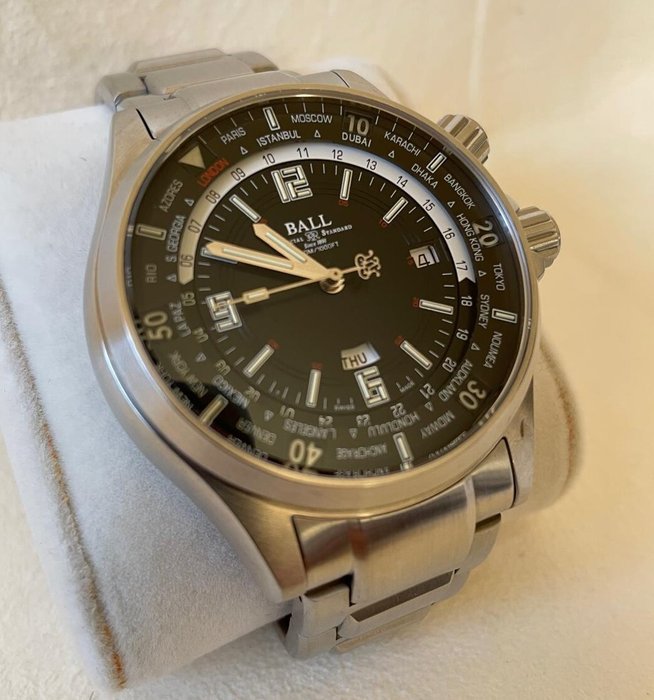 BALL - Engineer Master ii Diver Worldtime Limited Edition - DG2022A-S4A-BK - Mænd - 2010-2020