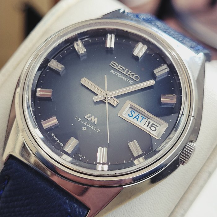 Seiko - Lord Matic Vintage Blue Dial Watch - Ingen mindstepris - Mænd - 1970-1979