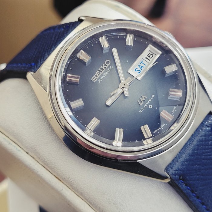 Seiko - Lord Matic Vintage Blue Dial Watch - Ingen mindstepris - Mænd - 1970-1979