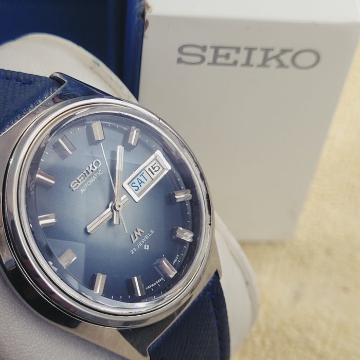 Seiko - Lord Matic Vintage Blue Dial Watch - Ingen mindstepris - Mænd - 1970-1979