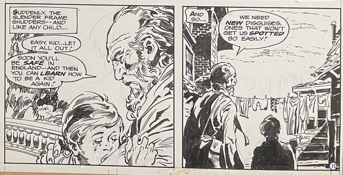 Dick Ayers - 1 Original page - Unknown Soldier - 'Unknown Soldier' - 1978