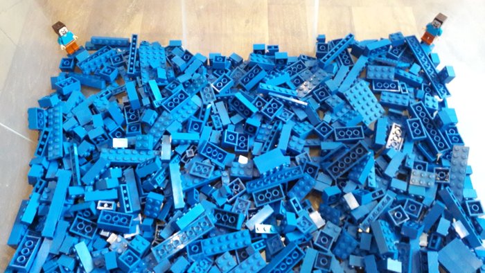 Lego - Assorti - Legostenen Blauw - 2000 gram