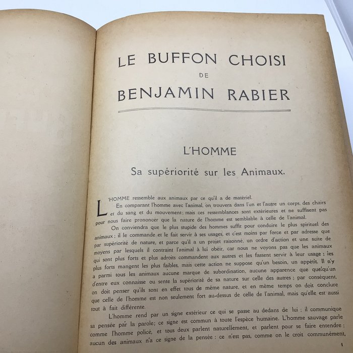 Benjamin Rabier (ill) - Le Buffon Choisi - 1932