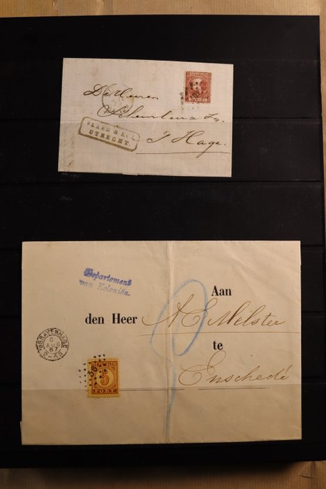 Holland 1817/1953 - Afhentning af breve og postforsendelser, præfilatelibreve osv. - Gratis fragt inden for Holland