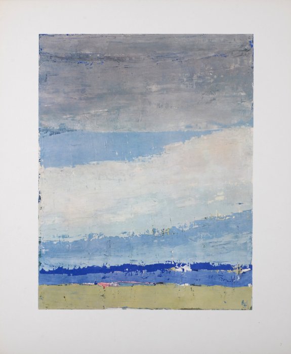 Nicolas de Staël (After) - Ciel à Honfleur