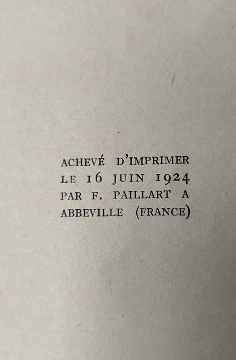 Signé; Henry de Montherlant - Les Onze devant la porte dorée Deuxième olympique - 1924