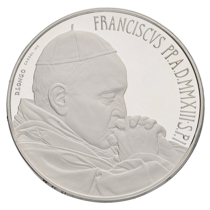 Vatikanstaten. 5 Euro 2013 "Pontificate of Pope Francis" Proof  (Ingen mindstepris)